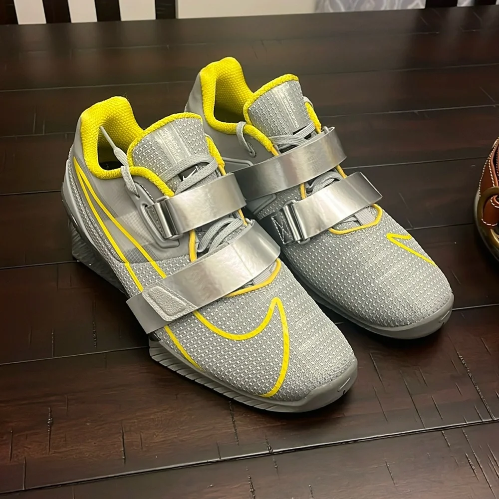 Nike Romaleos 4 Weightlifting Gym Shoes Sneakers CD3463-002 grey Mens Sizes